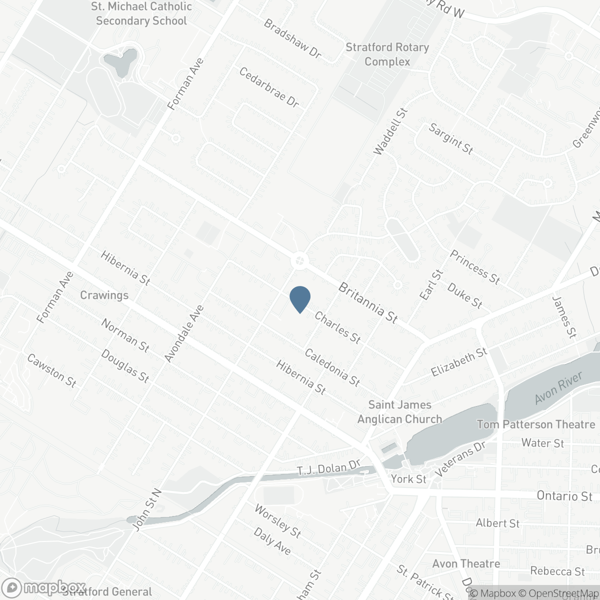 128 CHARLES STREET, Stratford, Ontario N5A 5X9